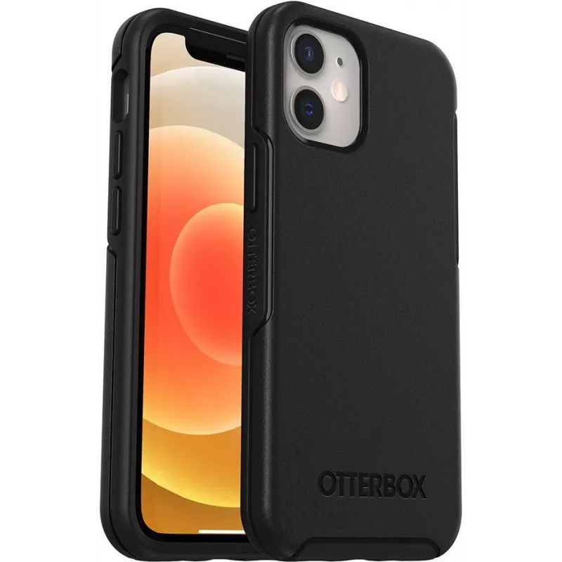 OtterBox Symmetry Series aizmugures vāks Apple iPhone 12 / 12 Pro - melns 77-66197