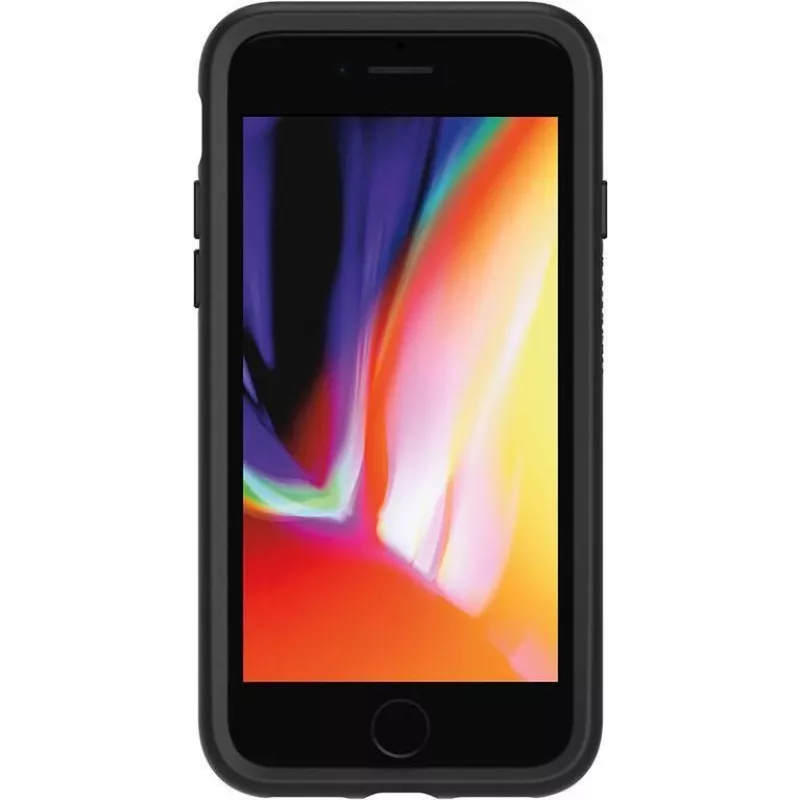 OtterBox Symmetry Series Pro Pack - Aizmugures vāciņš Apple iPhone 7, 8, SE (2. paaudze), SE (3. paaudze) - Polikarbonāts, Sintētiskā gumija - Melns