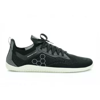 OUTDOOR EDGE Vivobarefoot Primus Lite Knit Minimalist Training Shoes - Obsidian (Black/Dark Grey) Size 46
