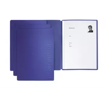 PAGNA Bewerbungsmappe SOLO DIN A4 Blue - Application Folder