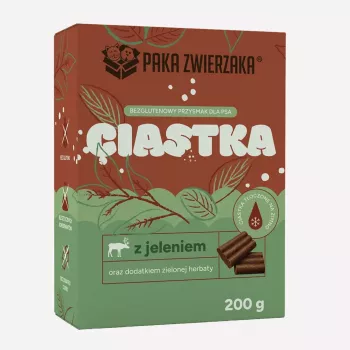 Paka Zwierzaka Deer Green Tea Treat 200g