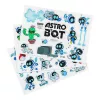 Paladone AstroBot ledusskapja magnēti - 34 gab. magnētiskais komplekts, 3 loksnes, kosmosa robota dizains