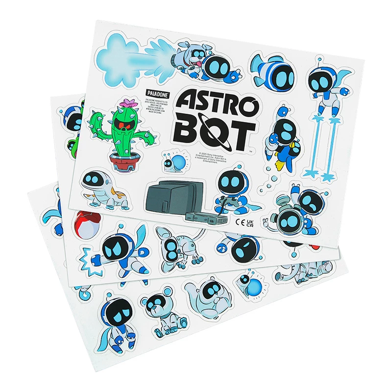 Paladone AstroBot ledusskapja magnēti - 34 gab. magnētiskais komplekts, 3 loksnes, kosmosa robota dizains