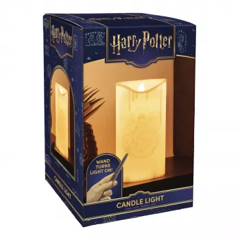 Paladone Harry Potter LED sveču gaismas komplekts ar zizli tālvadības pultī V3 – 10 peldošas mirgojošas sveces