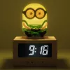 Paladone Minions Icon modinātājs - digitāls LED, USB barošana, snaudas funkcija
