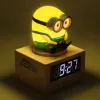 Paladone Minions Icon modinātājs - digitāls LED, USB barošana, snaudas funkcija