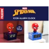 Paladone Spider-Man Icon modinātājpulkstenis - digitālais LED, sarkans/melns
