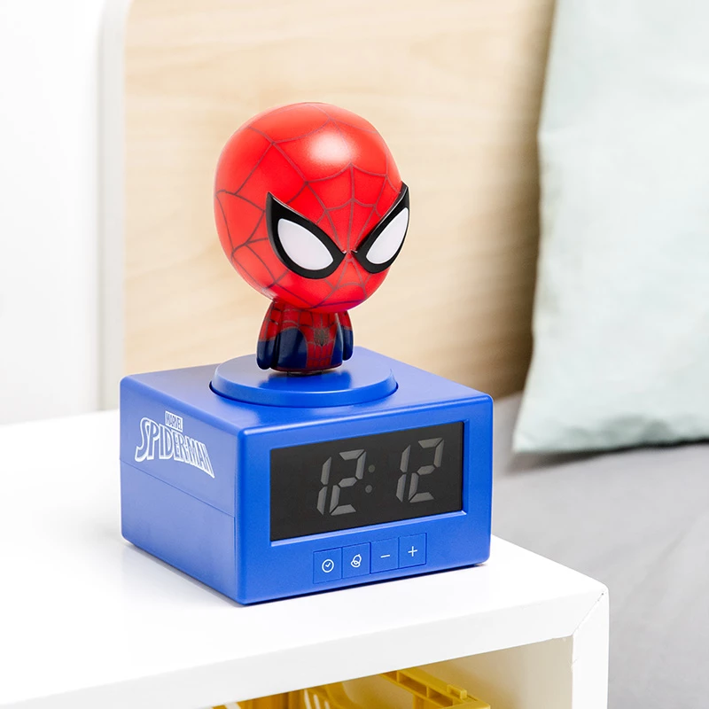 Paladone Spider-Man Icon modinātājpulkstenis - digitālais LED, sarkans/melns