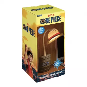 Paladone Straw Hat Posable Light - One Piece Luffy galda lampa, USB barošana, LED