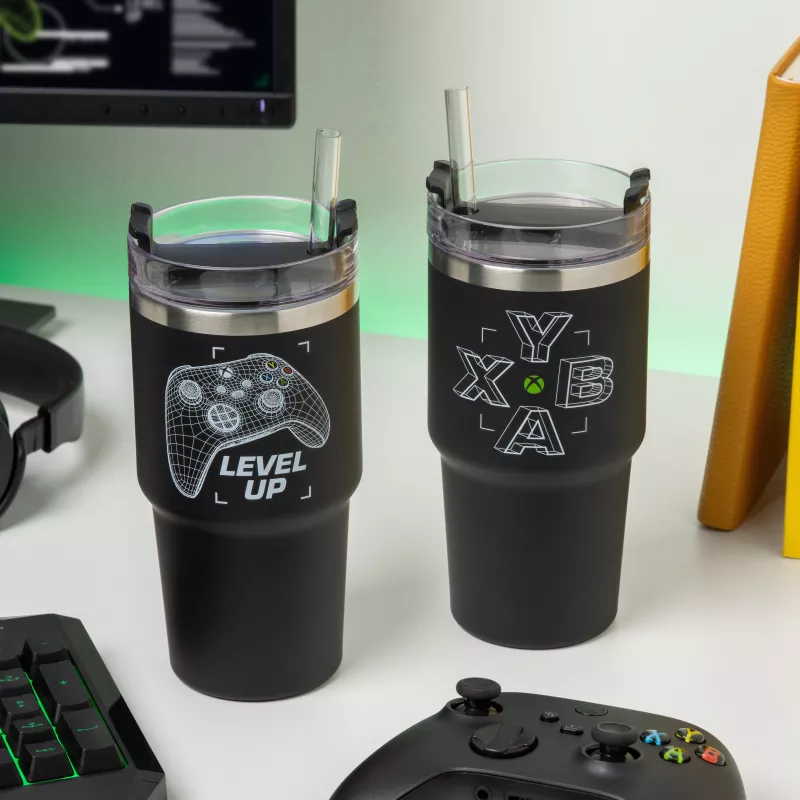 Paladone Xbox Gamer Cup - keramikas krūze ar kontroliera rokturi, 300 ml, melna/zaļa