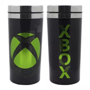 Paladone XBOX metāla ceļojumu krūze 450ml dubultsienu nerūsējošais tērauds