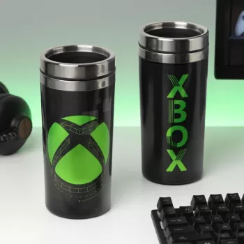 Paladone XBOX metāla ceļojumu krūze 450ml dubultsienu nerūsējošais tērauds