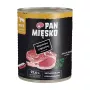 PAN MIĘSKO Cūkgaļa ar Jēra Gaļu Mitrā Suņu Barība 800g – Pilnvērtīgs Pâté Visām Šķirnēm