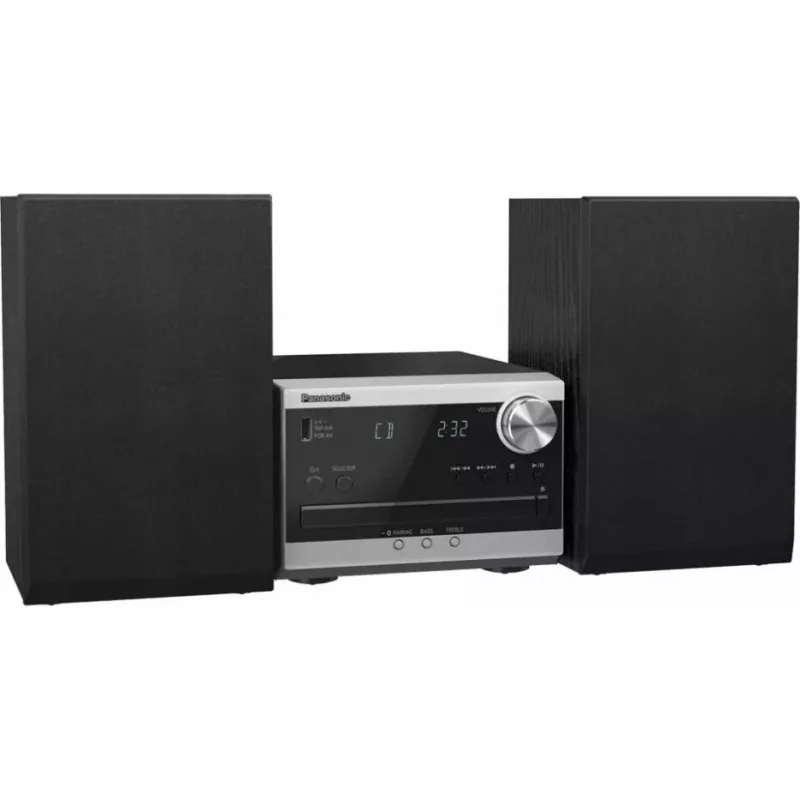 Panasonic SC-PM272EG-S mikro Hi-Fi sistēma, MP3, 20 W, sudraba krāsā