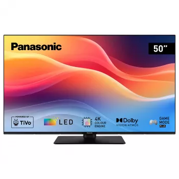 Panasonic TB-50W61A 50 inch 4K LED Smart TV ar TiVo, Dolby Vision, Dolby Atmos, Melns