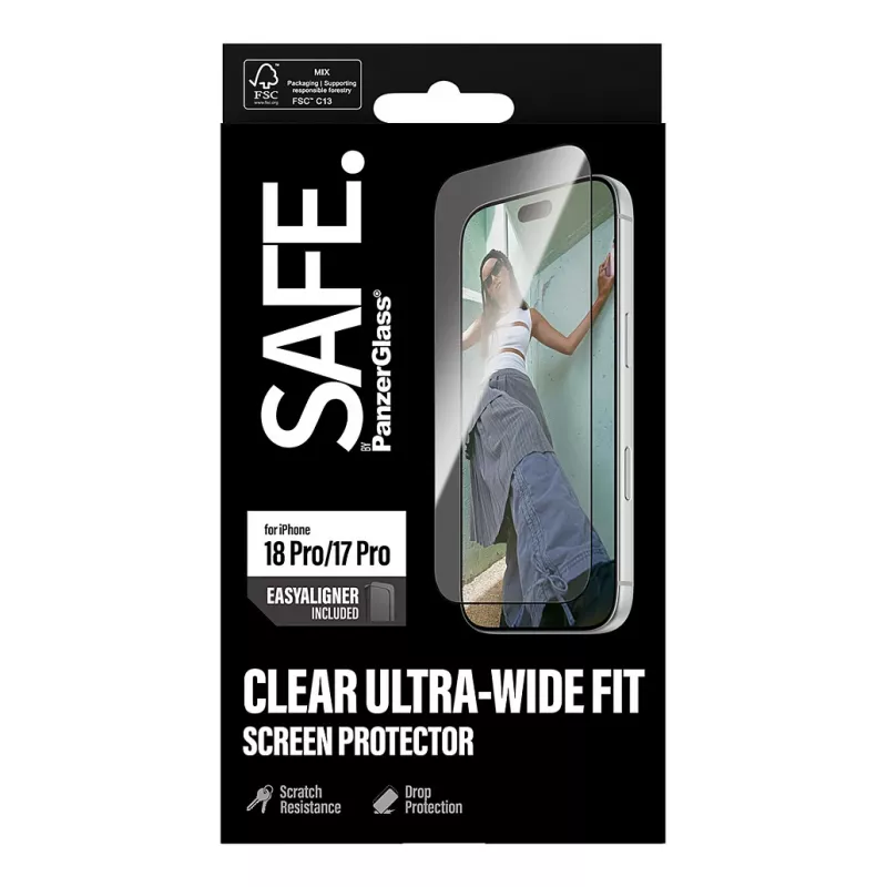 PanzerGlass SAFE. ekrāna aizsargplēve iPhone 18 Pro / 17 Pro
