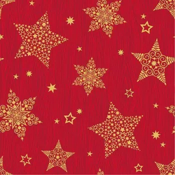 Papstar 88169 sarkanas papīra salvetes, 2 kārtas, 33 x 33 cm, 100 gab., FSC sertificētas, vienreizlietojamas