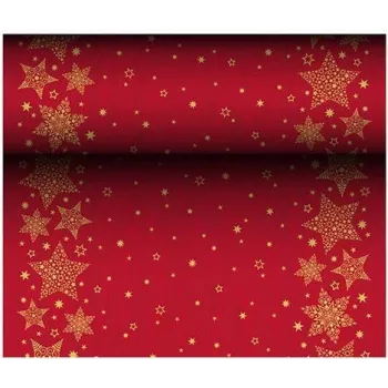 Papstar 88171 sarkans celulozes galda celiņš ruļļos, 400 mm x 24 m, vienreizlietojams, bioloģiski noārdāms