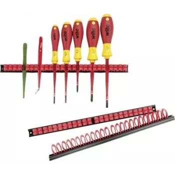 PARAT 802-981 instrumentu statīvs un turētājs CLASSIC koferiem, ABS plastmasa, melns, 20 instrumentu ietilpība