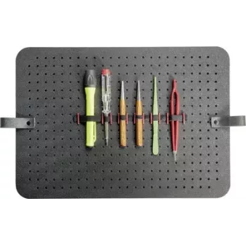 PARAT CLASSIC Perforētais instrumentu kofera ieliktnis elastīgai instrumentu organizēšanai, melns, 460 x 310 x 5 mm 497000171