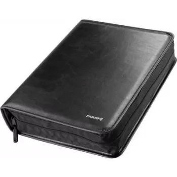 PARAT CLASSIC instrumentu koferis 5650040061, melns mākslīgās ādas ar alumīnija rāmi, 2 instrumentu dēļi, 20 kg slodze