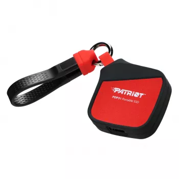 PATRIOT PDP31 pārnēsājams SSD 500GB M.2 2230 NVMe USB 3.2 Gen 2 Type-C melns