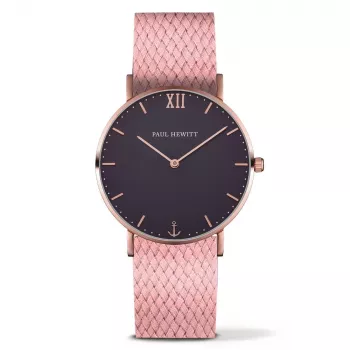 Paul Hewitt Sailor Line Unisex Quartz Watch 39mm Rose Gold Stainless Steel Mesh PH-SA-RSTB27S