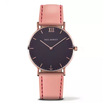 PAUL HEWITT Unisex Watch Sailor Line PH-SA-RSTB24S 39mm Rose Gold Stainless Steel Mesh
