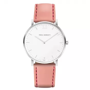 PAUL HEWITT Pulkstenis Sailor Line Nerūsējošā tērauda sieta aproce Sudrabs 39mm PH-SA-SSTW24S