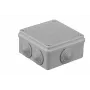 PAWBOL S-BOX 106 Halogēnu nesaturoša IP65 sadales kārba 100x100x50mm Pelēka