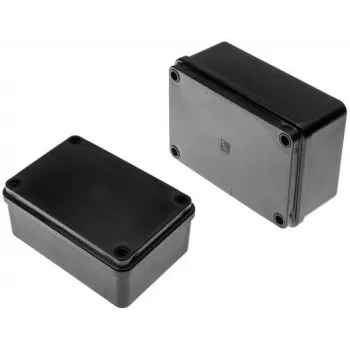 PAWBOL S-BOX 216C Hermētiskā sadales kārba 120x80x50 mm IP65 bez halogēniem, melna