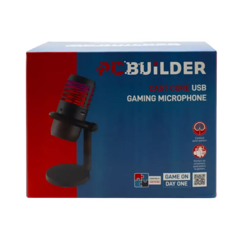 PCBuilder CAST CORE USB spēļu mikrofons