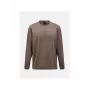 PEAK PERFORMANCE M Trail Polartec Power Grid Crew Sweatshirt Dusty Brown L