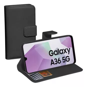 PEDEA Book Cover Classic Samsung Galaxy A36/A56 5G – melns