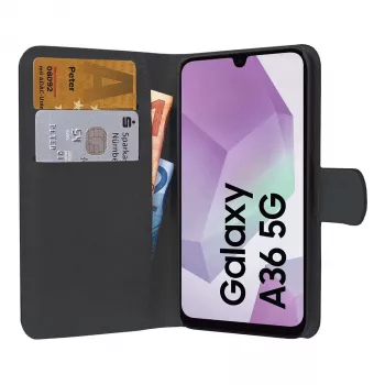 PEDEA Book Cover Classic Samsung Galaxy A36/A56 5G – melns