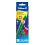 Pelikan 700610 krāsaino zīmuļu komplekts, 6 gab. (melns, brūns, zaļš, sarkans, violets, dzeltens)