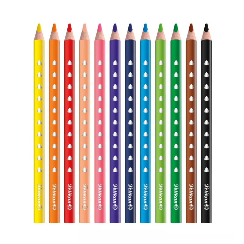 Pelikan 700627 krāsainie zīmuļi - 12 gabalu komplekts, dažādas krāsas