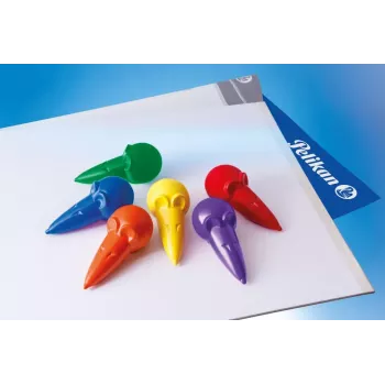 Pelikan 804073 vaska krītiņu komplekts, 6 dažādas krāsas, kartona kārbā