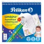 Pelikan 811231 Krāsojamais komplekts, 15 lapas, zēniem/meitenēm, krāsainie zīmuļi iekļauti, attēlu komplekts krāsošanai