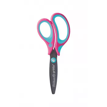 Pelikan griffix skolas šķēres, noapaļots gals, labročiem, Lovely Pink (rozā)