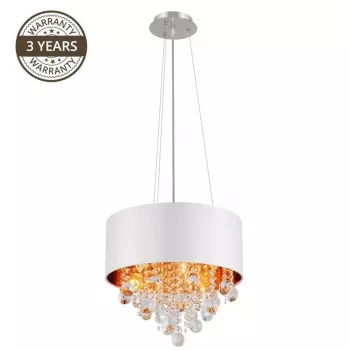 Piekares lampa Port 19186P-M 4x40W E14 Chrome