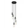 Piekaramo griestu lampa Montefino 97368 5x60W E27 Hroms/Balts