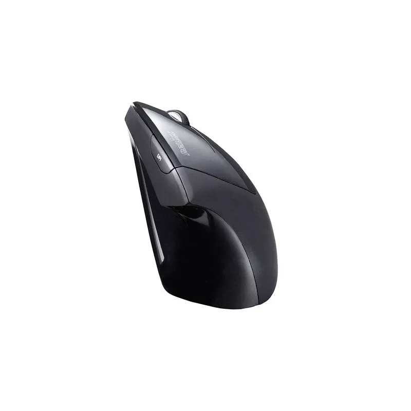 Perixx PERIMICE-713 bezvadu ergonomiskā vertikālā pele, labajai rokai, optiskā, 2000 DPI, 2.4 GHz, nano uztvērējs, melna
