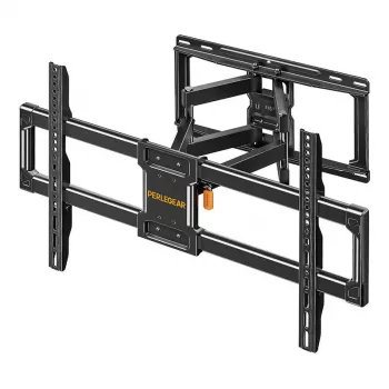 Perlegear PGLF12-EU Full Motion TV sienas stiprinājums 42-82 collu televizoriem, 60 kg, melns