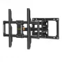 Perlegear PGLF12-EU Full Motion TV sienas stiprinājums 42-82 collu televizoriem, 60 kg, melns