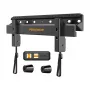 PERLEGEAR PGMT7 pilnās kustības TV stiprinājums 24-55 collu televizoriem, divu roku artikulējošs sienas stiprinājums, maksimālā slodze 45 kg, VESA 75x75 līdz 400x400 mm, melns