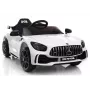 PETMEX Mercedes-AMG GTR 12V bērnu elektriskā mašīna - balta