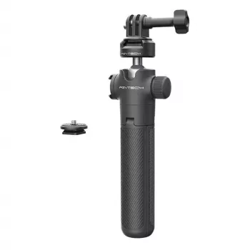 PGYTECH Professional Tripod for Sports Camera – Melns ar Mantis Mode Clamp, Handheld Grip & Desktop Tripod