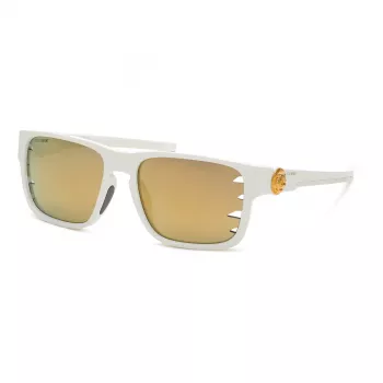 Philipp Plein Sport vīriešu saulesbrilles SSP004-575WWG - Melns rāmis, Pelēkas lēcas, 57mm
