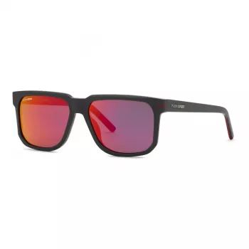 Philipp Plein Sport vīriešu saulesbrilles SSP037-59L46P - melns rāmis, dūmu pelēkas gradienta lēcas - 59/16/150 mm